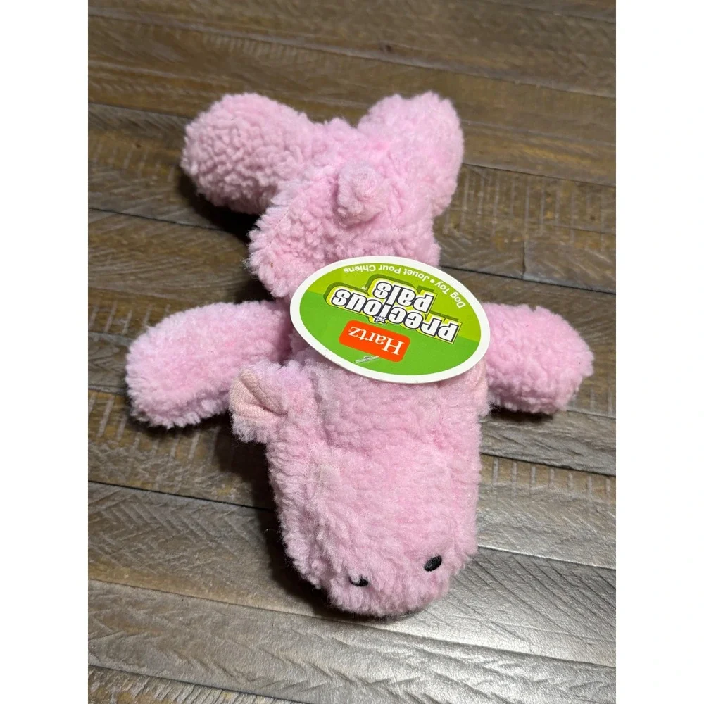 Hartz Precious Pals Dog Toy Set 3pk OS Multicolor NWT Sherpa Plush Floppy Animal